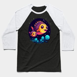Puffer Fish Mothers Day Baseball T-Shirt